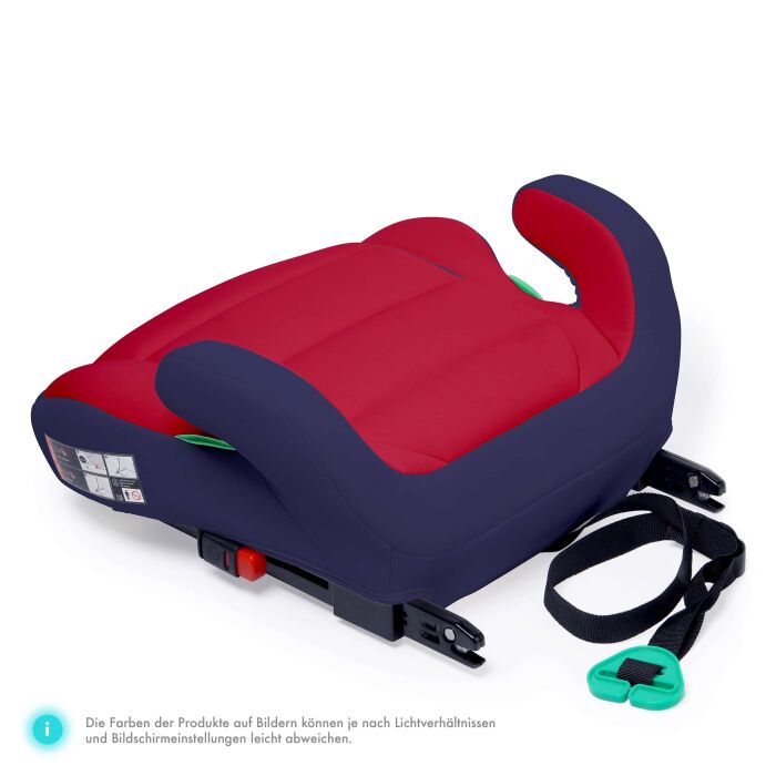 Daliya&reg; QUBIX PRO Kindersitzerh&ouml;hung Isofix und I-Size (Dunkelblau - Rot)