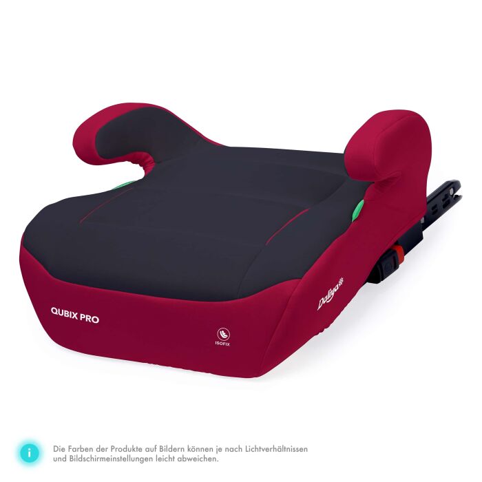 Daliya&reg; QUBIX PRO Kindersitzerh&ouml;hung Isofix und I-Size (Rot - Schwarz)