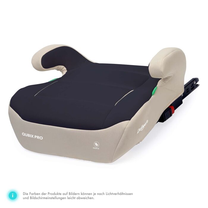 Daliya® QUBIX PRO Kindersitzerhöhung Isofix und I-Size (Beige - Schwarz)