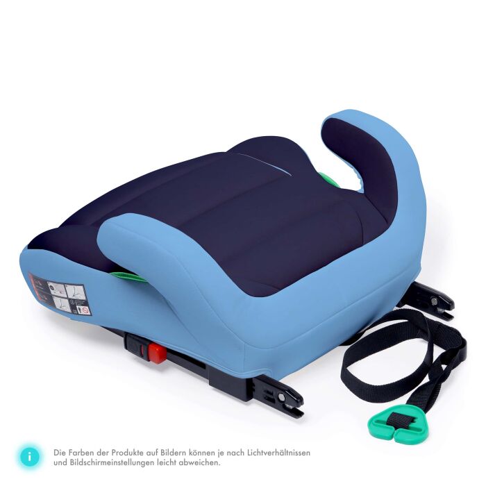 Daliya&reg; QUBIX PRO Kindersitzerh&ouml;hung Isofix und I-Size (Hellblau - Dunkelblau)