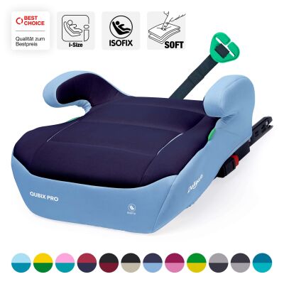 Daliya&reg; QUBIX PRO Kindersitzerh&ouml;hung Isofix und I-Size (Hellblau - Dunkelblau)