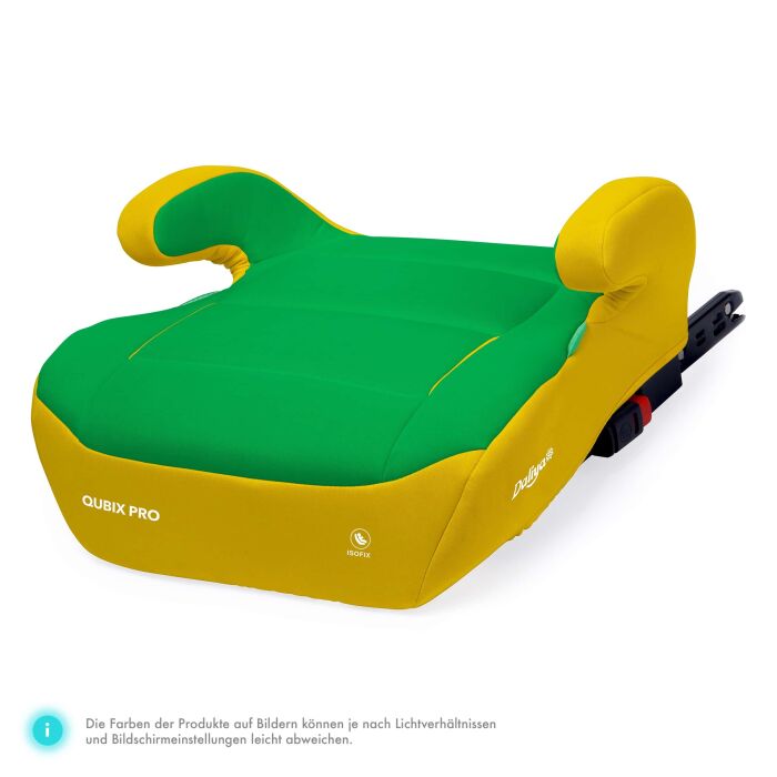 Daliya&reg; QUBIX PRO Kindersitzerh&ouml;hung Isofix und I-Size (Gelb - Gr&uuml;n)