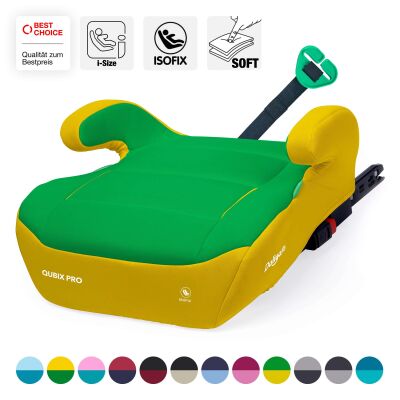 Daliya&reg; QUBIX PRO Kindersitzerh&ouml;hung Isofix und I-Size (Gelb - Gr&uuml;n)