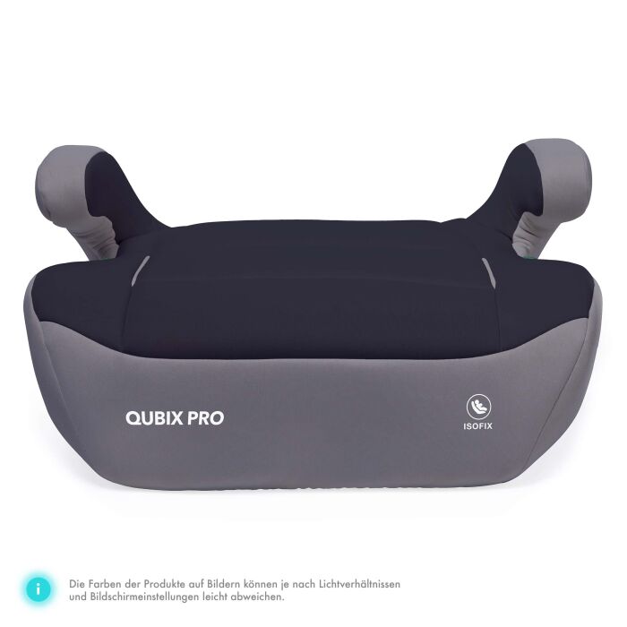 Daliya® QUBIX PRO Kindersitzerhöhung Isofix und I-Size (Grau - Schwarz)