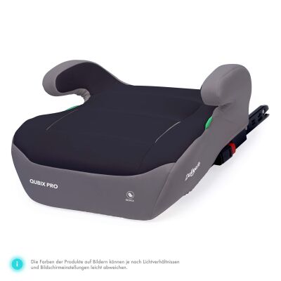Daliya® QUBIX PRO Kindersitzerhöhung Isofix und I-Size (Grau - Schwarz)