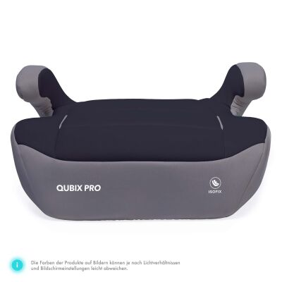 Daliya® QUBIX PRO Kindersitzerhöhung Isofix und I-Size (Grau - Schwarz)