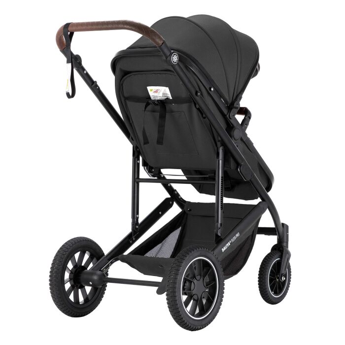 Daliya&reg; FLEXI-PRO 2in1 Kinderwagen &amp; Buggy (Dunkelgrau Leinen)