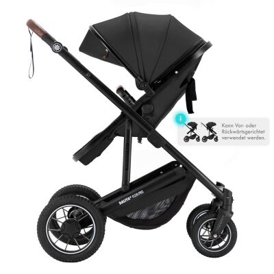 Daliya® FLEXI-PRO 2in1 Kinderwagen & Buggy (Dunkelgrau Leinen)
