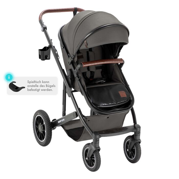 Daliya&reg; FLEXI-PRO 2in1 Kinderwagen &amp; Buggy (Grau-Gr&uuml;n)