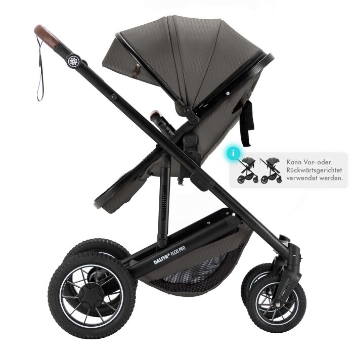 Daliya&reg; FLEXI-PRO 2in1 Kinderwagen &amp; Buggy (Grau-Gr&uuml;n)