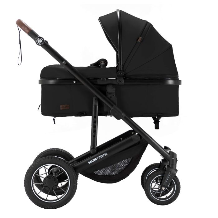 Daliya&reg; FLEXI-PRO 2in1 Kinderwagen &amp; Buggy (Schwarz Uni)