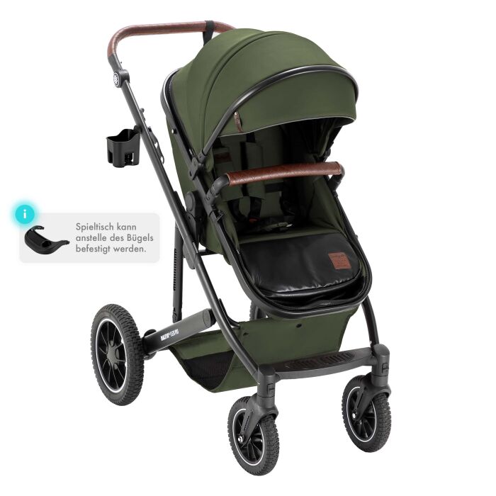 Daliya® FLEXI-PRO 2in1 Kinderwagen & Buggy (Olivgrün)