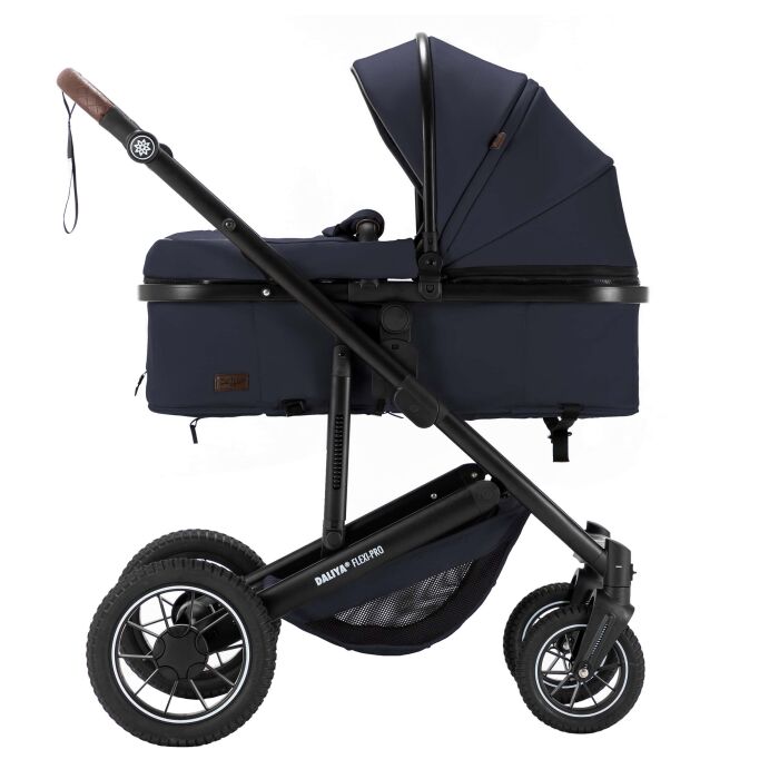 Daliya® FLEXI-PRO 2in1 Kinderwagen & Buggy (Blau-Grau)