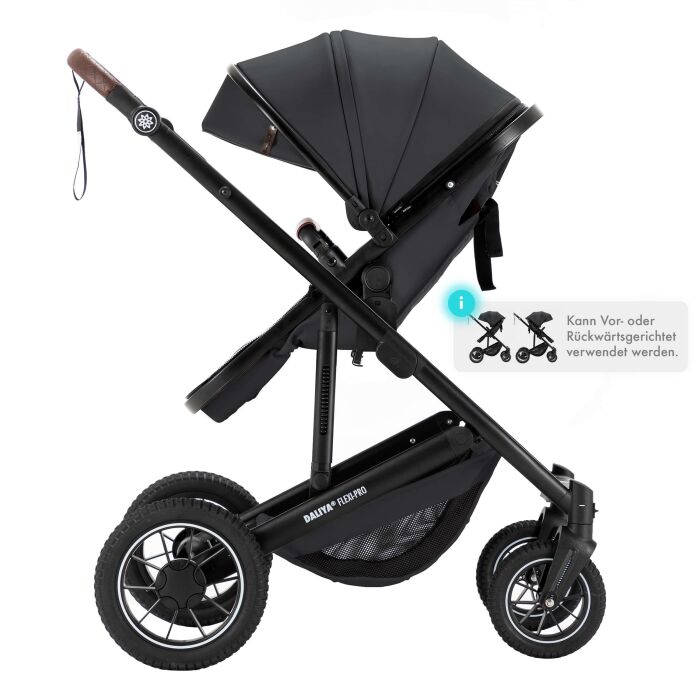 Daliya&reg; FLEXI-PRO 2in1 Kinderwagen &amp; Buggy (Dunkel-Grau)