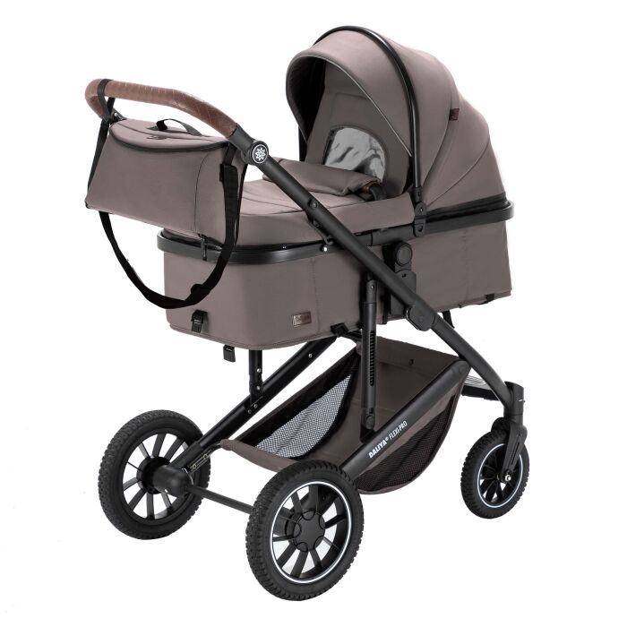 Daliya&reg; FLEXI-PRO 2in1 Kinderwagen &amp; Buggy (Braun-Grau)