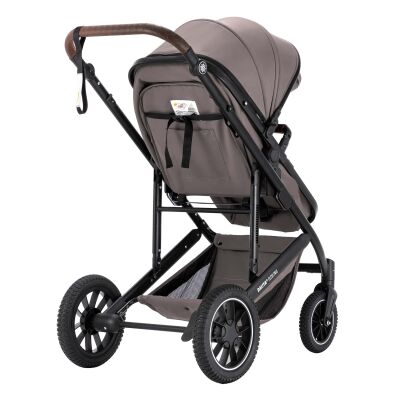 Daliya® FLEXI-PRO 2in1 Kinderwagen & Buggy (Braun-Grau)