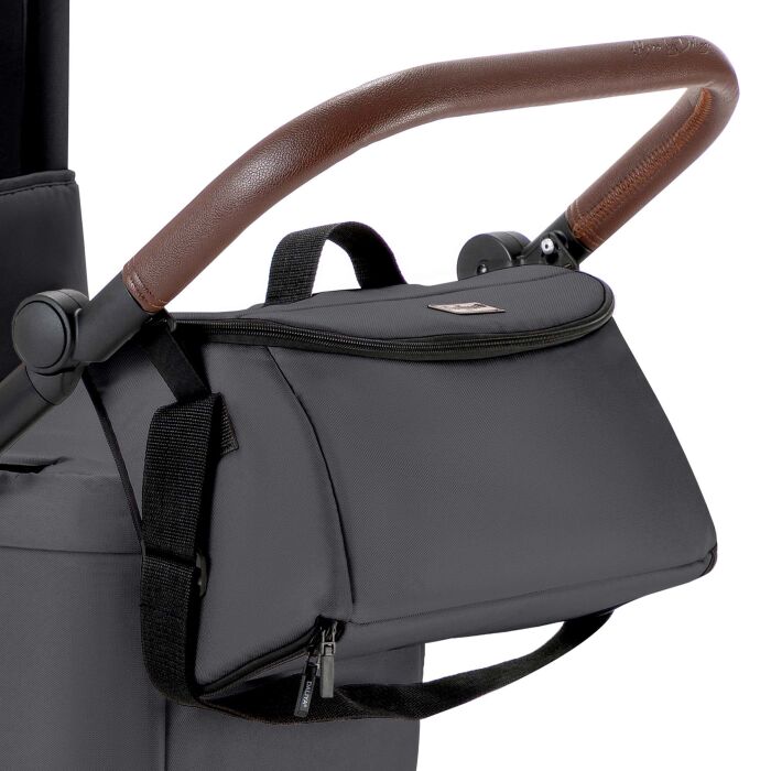 Daliya® ALPINO 2in1 Wickeltasche & Wickelunterlage (Schwarz)