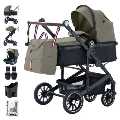 Daliya® NEOMOVE 3in1 Kinderwagen & Buggy...