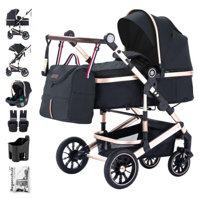 Daliya® NEOMOVE 3in1 Kinderwagen & Buggy...