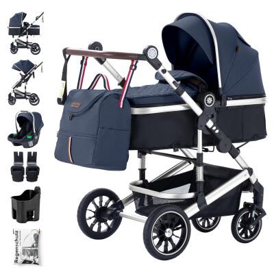Daliya® NEOMOVE 3in1 Kinderwagen & Buggy...