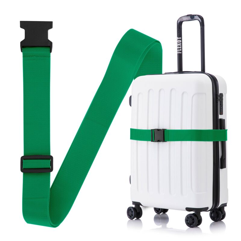 Flexot® Koffergurt mit Clip-Schnalle (Grasgrün)
