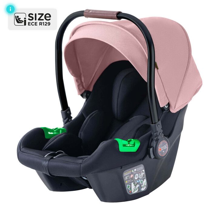 Daliya® NEOMOVE Babyschale (Schwarz-Rosa)