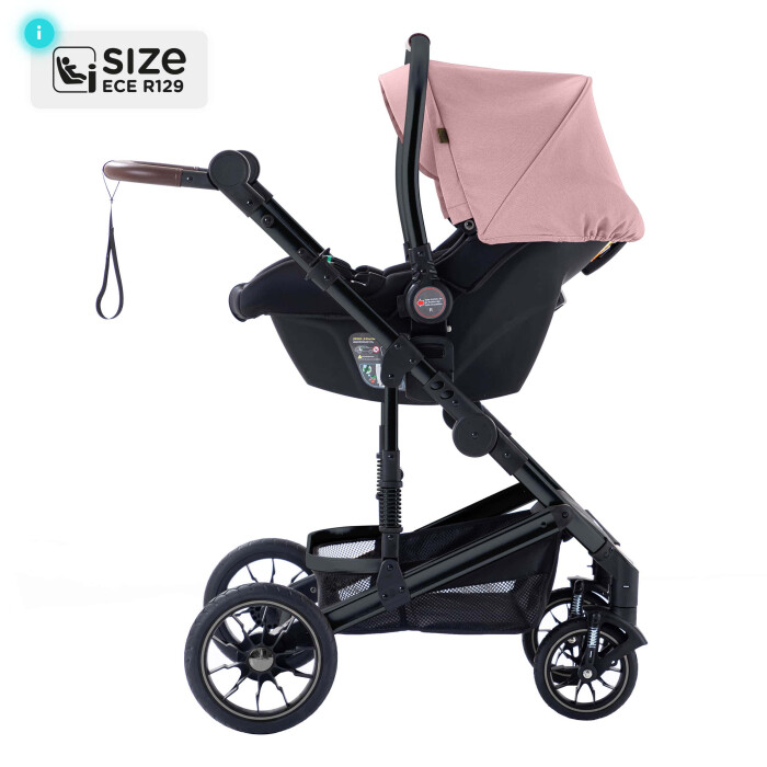 Daliya® NEOMOVE Babyschale (Schwarz-Rosa)