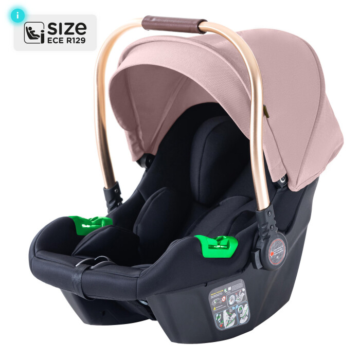 Daliya® NEOMOVE Babyschale (Gold Rosa)