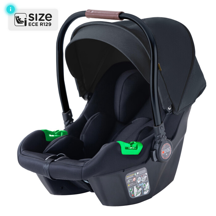 Daliya® NEOMOVE Babyschale (Schwarz-Schwarz)