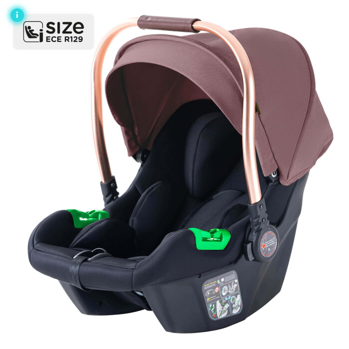 Daliya® NEOMOVE Babyschale (Rosegold-Violett)