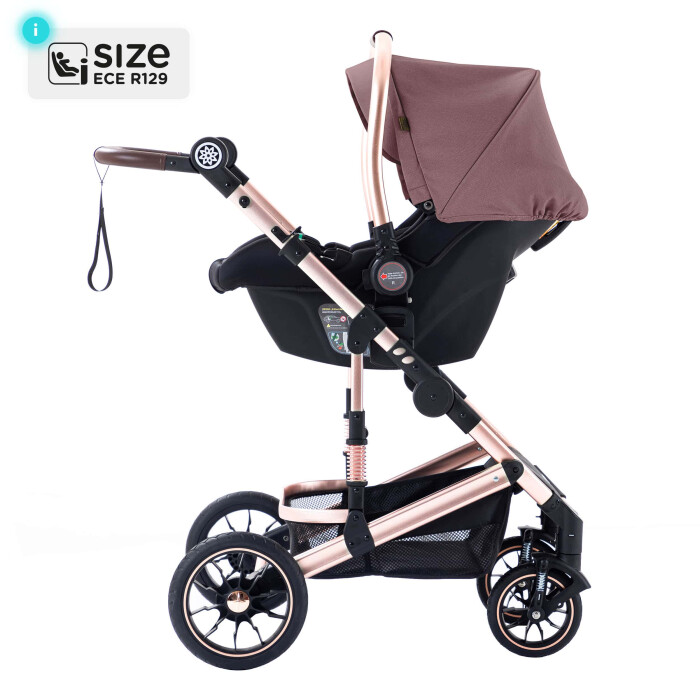 Daliya® NEOMOVE Babyschale (Rosegold-Violett)