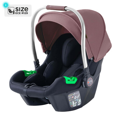 Daliya® NEOMOVE Babyschale (Silber-Violett)