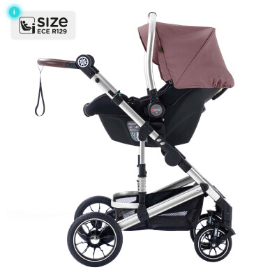 Daliya® NEOMOVE Babyschale (Silber-Violett)