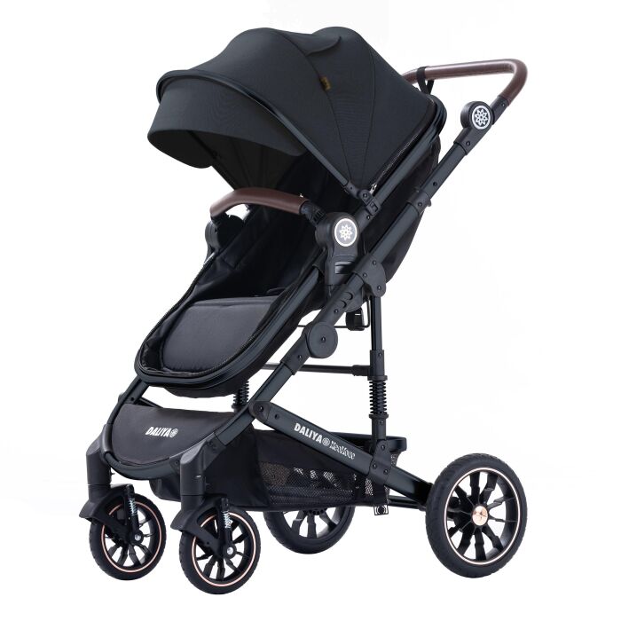 Daliya® NEOMOVE 2in1 Kinderwagen & Buggy (Schwarz-Schwarz)