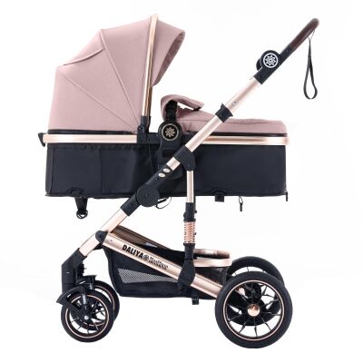 Daliya® NEOMOVE 2in1 Kinderwagen & Buggy (Gold-Rosa)