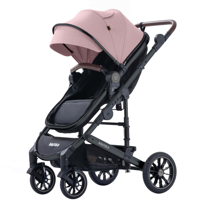 Daliya® NEOMOVE 2in1 Kinderwagen & Buggy (Schwarz-Rosa)