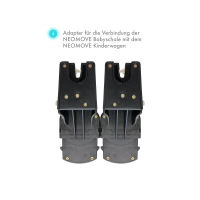 Daliya® NEOMOVE Adapter von NEOMOVE Babyschale zum NEOMOVE Kinderwagen