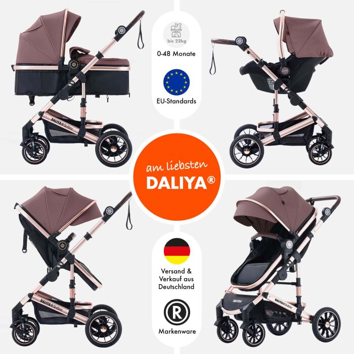 Daliya® NEOMOVE 3in1 Kinderwagen & Buggy...