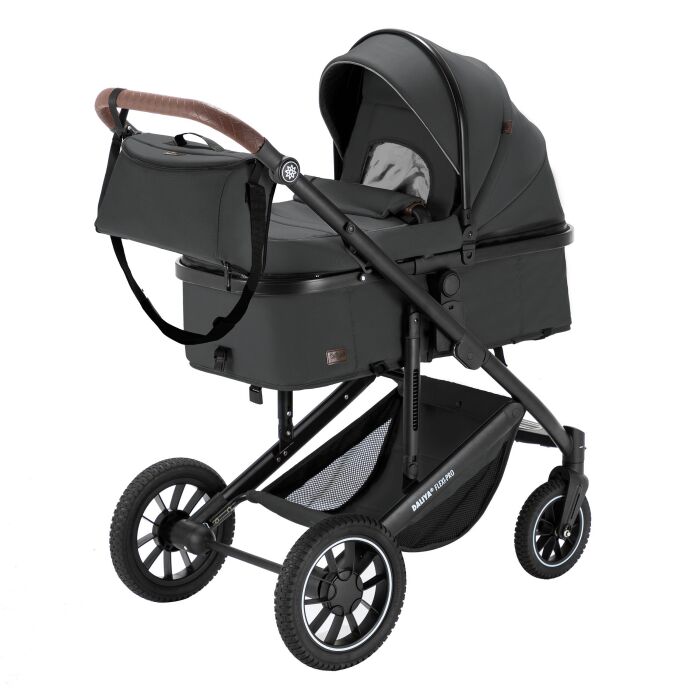 Daliya® FLEXI-PRO M 2in1 Kinderwagen & Buggy (Dunkelgrau)