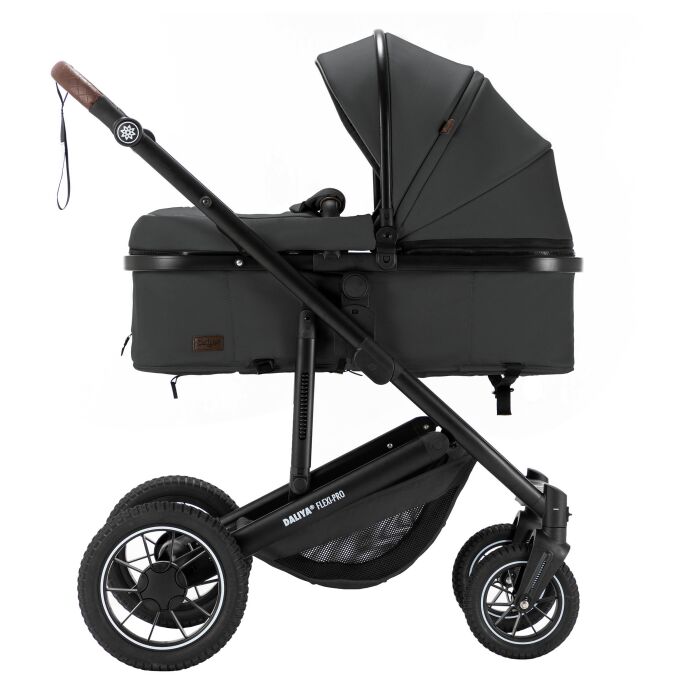 Daliya® FLEXI-PRO M 2in1 Kinderwagen & Buggy (Dunkelgrau)