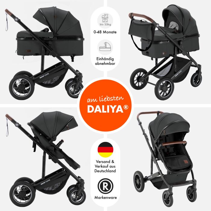 Daliya® FLEXI-PRO M 2in1 Kinderwagen & Buggy...