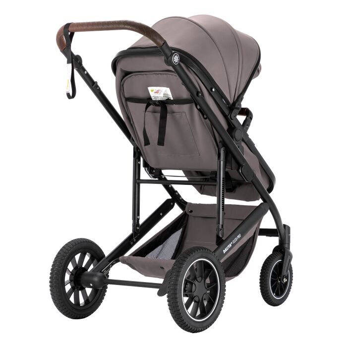 Daliya® FLEXI-PRO M 2in1 Kinderwagen & Buggy (Braun-Grau)