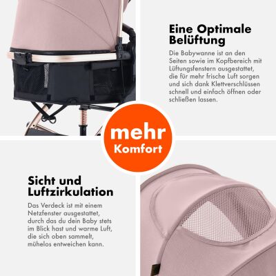 Daliya® NEOMOVE 2in1 Kinderwagen & Buggy (Farbauswahl)