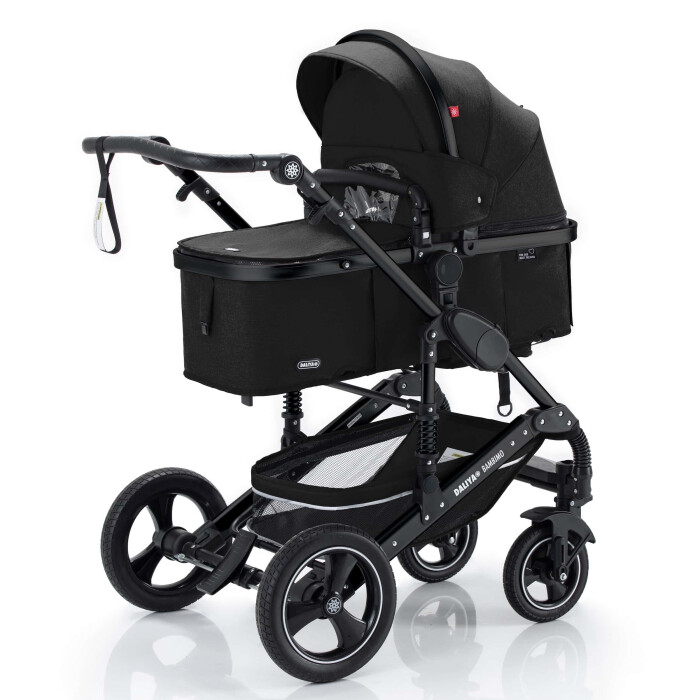 Daliya® BAMBIMO 2in1 Kinderwagen & Buggy (Schwarz...