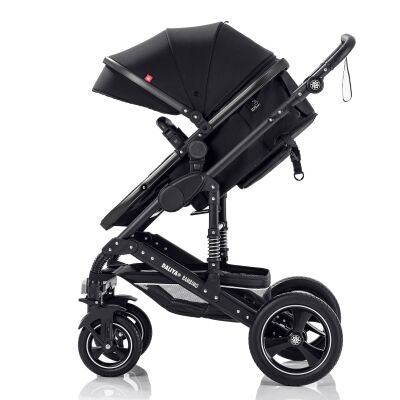 Daliya® BAMBIMO 2in1 Kinderwagen & Buggy (Schwarz - Schwarz)