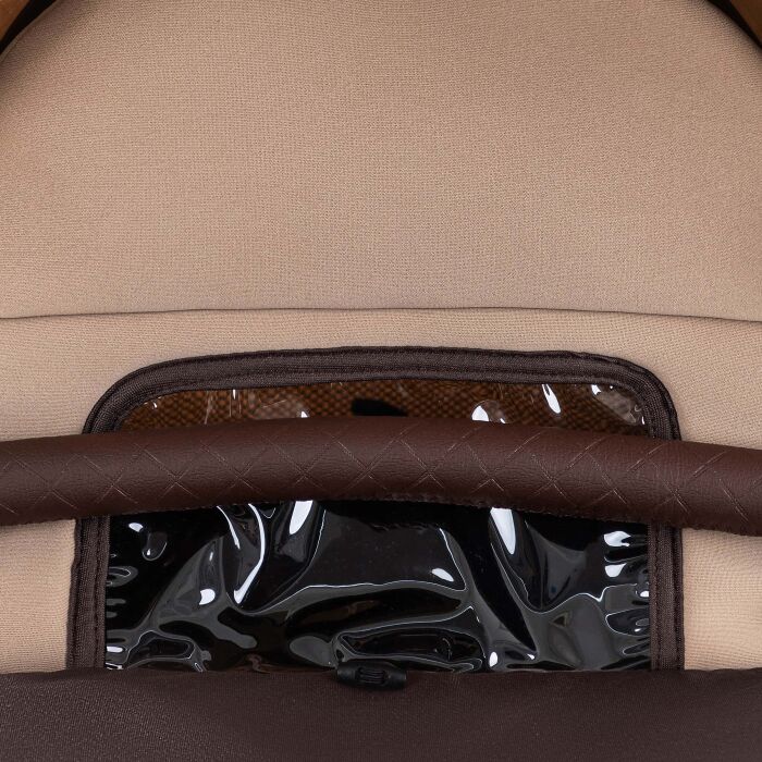 Daliya® BAMBIMO 2in1 Kinderwagen & Buggy (Braun - Gold)