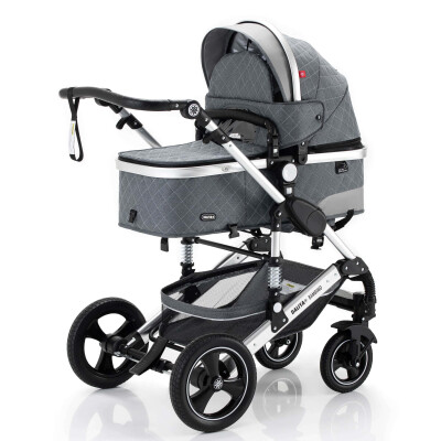 Daliya® BAMBIMO 2in1 Kinderwagen & Buggy (Braun - Gold)