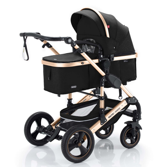 Daliya® BAMBIMO 2in1 Kinderwagen & Buggy (Schwarz...