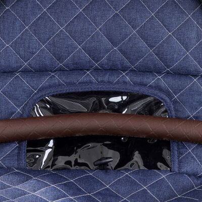 Daliya® BAMBIMO 2in1 Kinderwagen & Buggy (Blau - Silber)