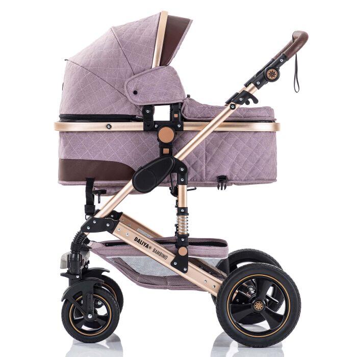 Daliya® BAMBIMO 2in1 Kinderwagen & Buggy (Rose - Gold)